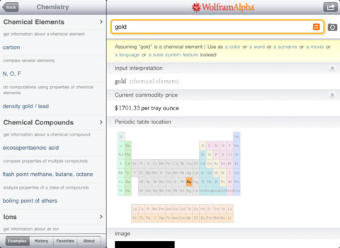 WolframAlpha for iOS Can Now Process Images