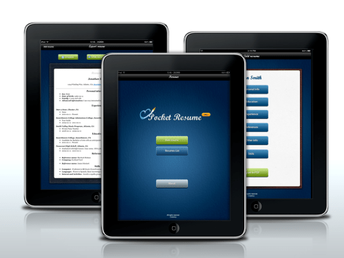 Create And Maintain Resumes With Mobile Resume PRO