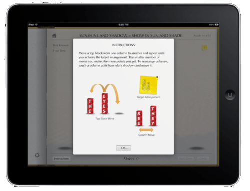 New Anagram Solving Game For iOS Devices