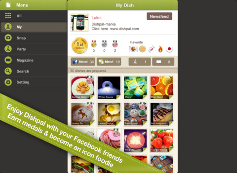 DishPal for iPad Lets You Share Delectable Dishes