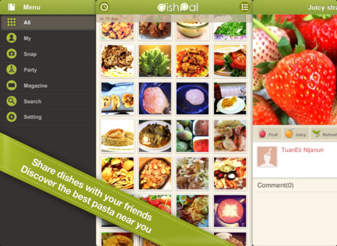 DishPal for iPad Lets You Share Delectable Dishes