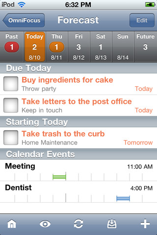 OmniFocus for iPhone Adds Flexible Weekly Repeats, Fixes Crash