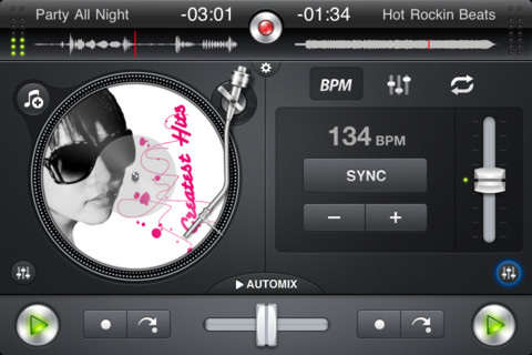 Djay App for iPhone is Updated to Version 1.2.2