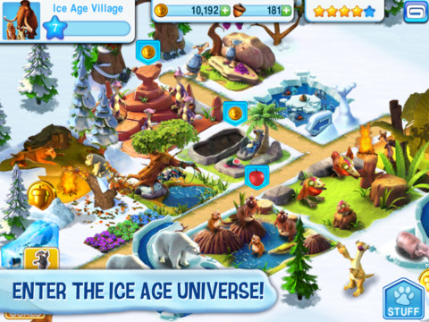 Gameloft Releases Ice Age Village for iOS