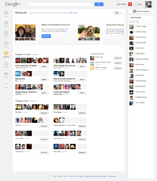 Google+ Gets a Big Redesign Improving Navigation, Conversations, Hangouts, More