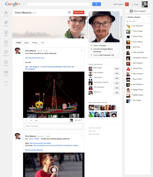 Google+ Gets a Big Redesign Improving Navigation, Conversations, Hangouts, More