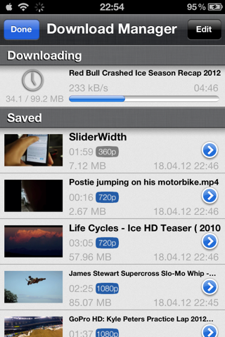 ProTube Enhanced YouTube Application Gets Redesigned Download Manager