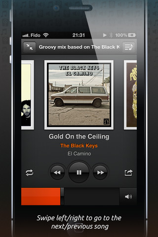 Groove 2 Music Player for iOS Updated With Gestures, Shuffle, Retina Graphics