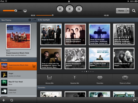 Groove 2 Music Player for iOS Updated With Gestures, Shuffle, Retina Graphics