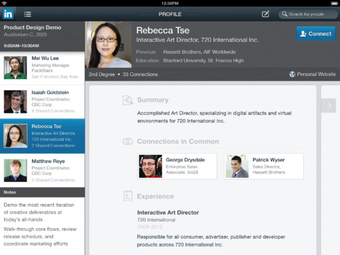 LinkedIn Releases an iPad App