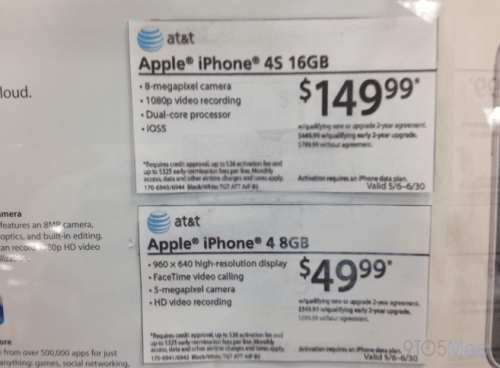 Target Discounts iPhone 4S and iPhone 4 by $50