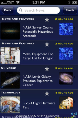 NASA Updates Its iPhone App With a Completely New Interface