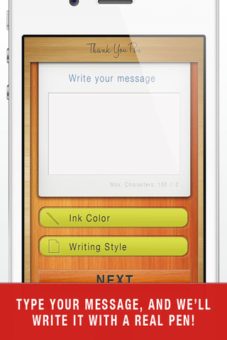 Thank You Pen App Lets You Send Personalized Cards Written By Real Pens