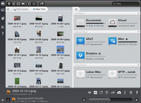 iStorage HD is a File Manager, Document Viewer, Source Code Editor for iPad