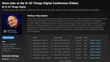 Collection of Video Interviews With Steve Jobs Available to Download via iTunes