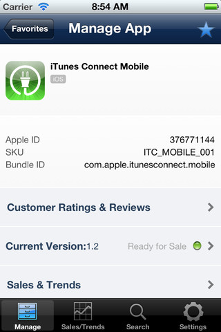 iTunes Connect Mobile App Gets a Big Update