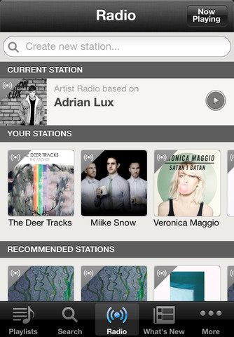 Spotify App for iOS Gets New Radio Station Feature