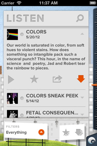 Radiolab Releases App for the iPhone, iPod Touch