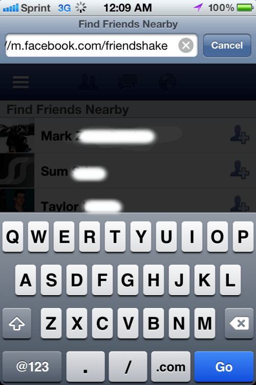 Facebook Adds &#039;Find Friends Nearby&#039; Feature to iOS App