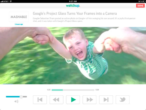 Watchup Makes It Easy to Watch Video News on Your iPad