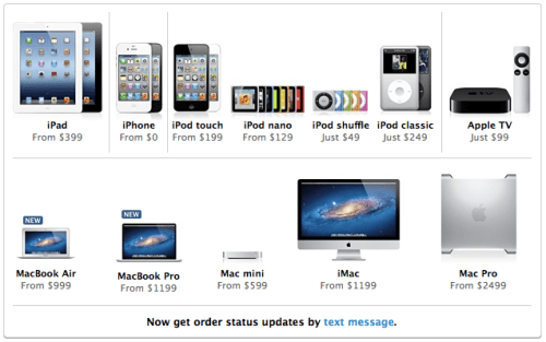 Apple Store Now Sends Order Status Updates By Text Message