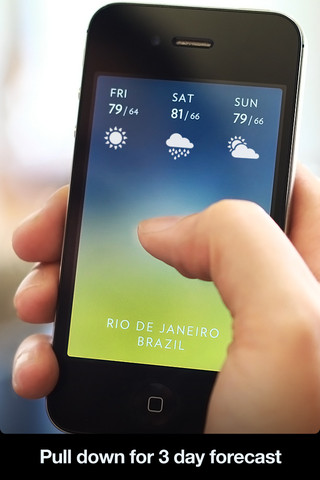 Solar is a Minimalistic Weather App for iPhone