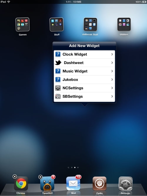 Dashboard X 2.0 Widget System for iOS Now Available in Cydia [Video]