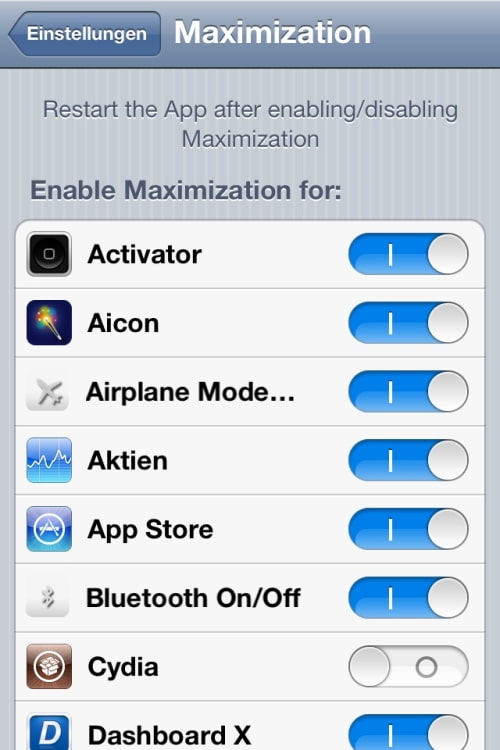 Run All Apps in Fullscreen Mode With Maximization Tweak