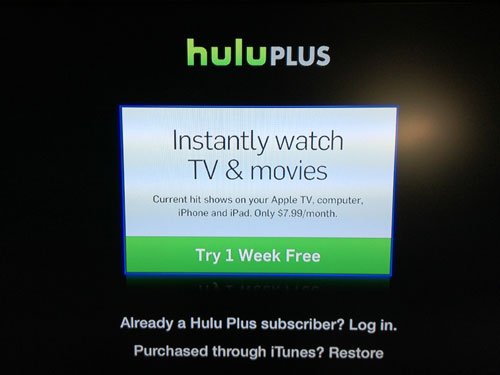 Hulu Plus is Now Available on the Apple TV