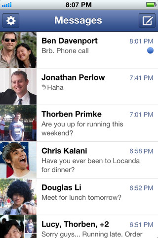 Facebook Messenger is Updated With Smileys, Emoji, Timeline View