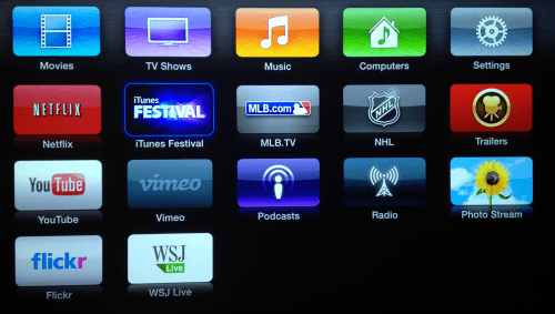 Apple Launches New iTunes Festival App for Apple TV