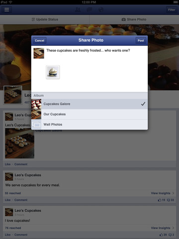 Facebook Updates Pages Manager App for iOS