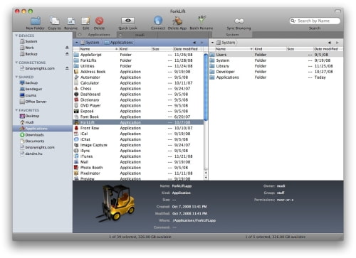 ForkLift 1.6 for OS X Released