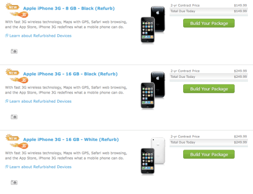 Refurbished iPhones Available from AT&amp;T