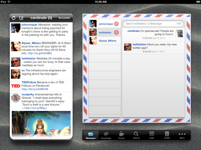 Twittelator for iPad Gets iOS 6, Retina Display Support