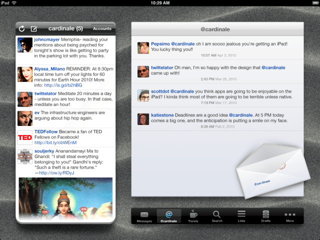 Twittelator for iPad Gets iOS 6, Retina Display Support