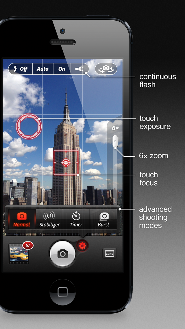 Camera+ Updated to Support iPhone 5 Low Light Boost Mode