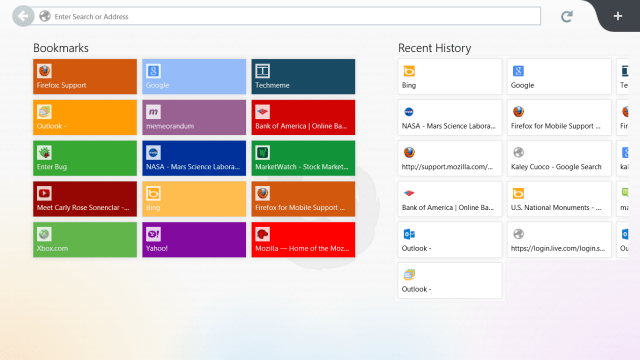 Firefox Metro Preview for Windows 8 Released