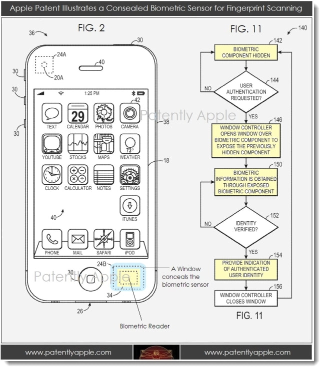 Apple Patent Details Biometric Security Features for iPhone