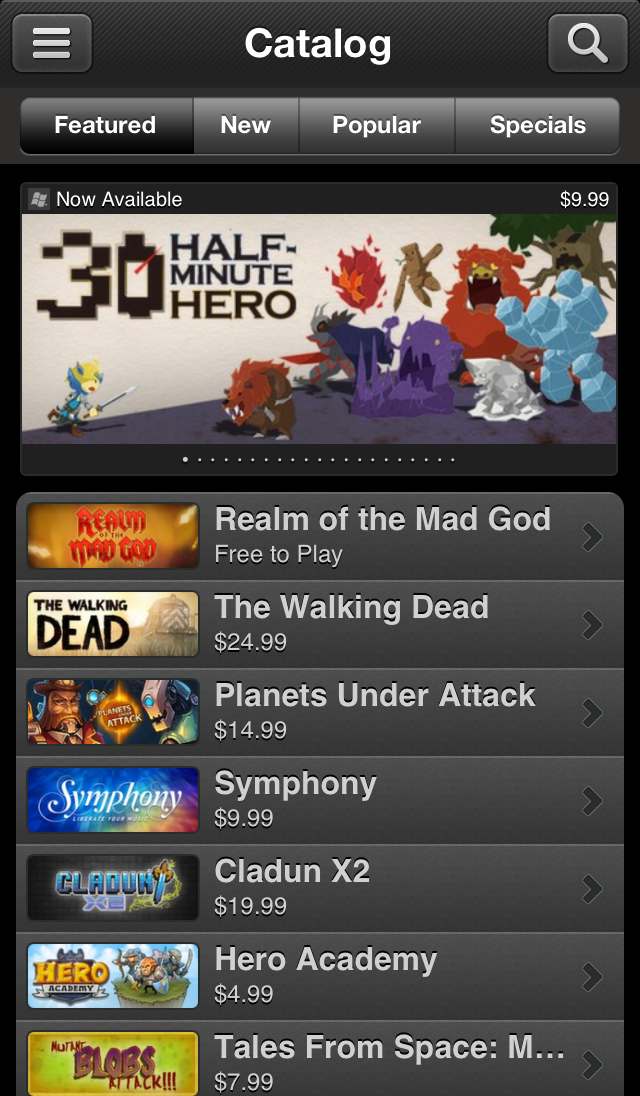 Steam Mobile App Gets iPhone 5 Support