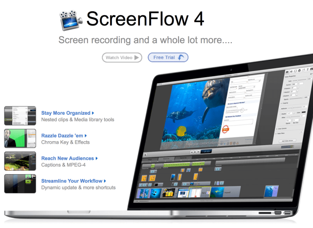 Telestream Releases ScreenFlow 4.0 for OS X