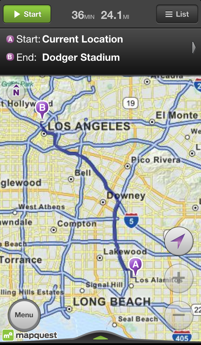 MapQuest App Gets iPhone 5 Support, Traffic Based Routes