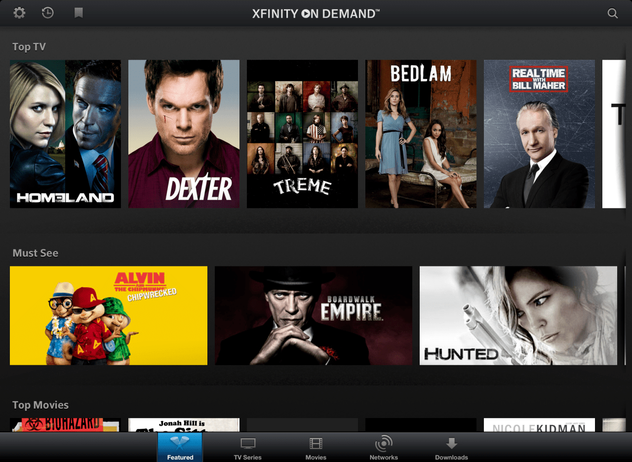 XFINITY TV Player App Adds Showtime, Starz, Encore, MoviePlex iClarified