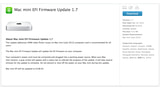 Apple Releases Mac Mini EFI Firmware Update 1.7