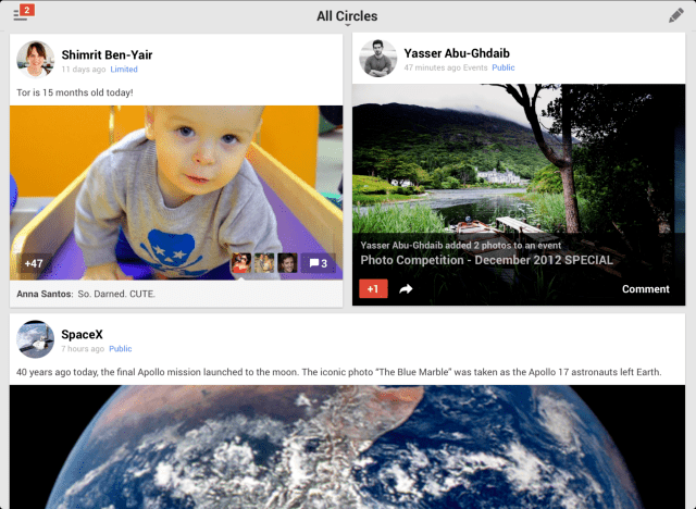 Google+ App Updated With Communities, Profile Editing, More