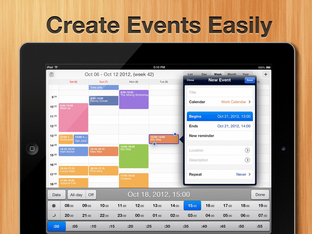 Calendar updated. Лучшие приложения календарь IOS. IPAD app Calendar list.