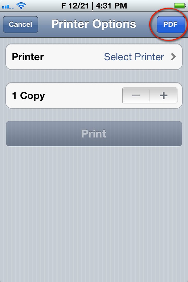 Tweak Lets You Print Webpages as PDFs From Mobile Safari