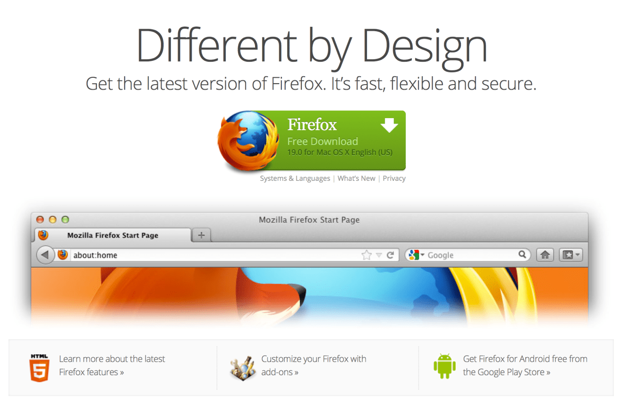 Mozilla web developer