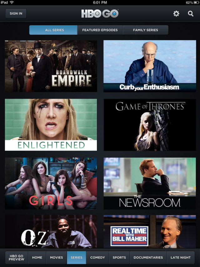 HBO GO App Gets Updated to Support AirPlay Multitasking