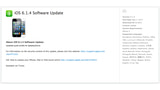 Apple Releases iOS 6.1.4 for the iPhone 5 Only